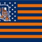 Detroit Tigers flag stars stripes 3ftx5ft Banner 100D Polyester Flag metal Grommets