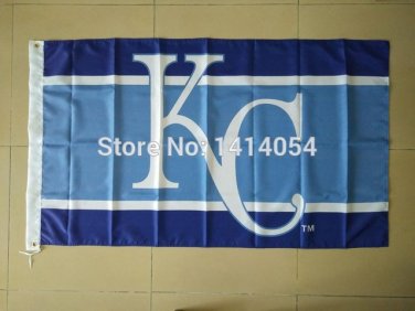 Kansas City Royals Flag  3x5 FT Banner 100D Polyester flag grommets 09