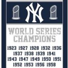 New York Yankees world seres champions flag  3ftx5ft