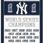 New York Yankees world seres champions flag  3ftx5ft