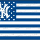 New York Yankees Flag 3X5FT 90x150cm 100% Polyester free shipping  banne