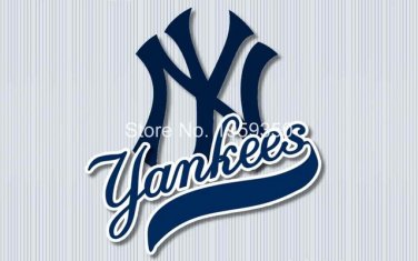 logo New York Yankees Flag 3ft x 5ft Polyester Banner 90x150cm metal grommets