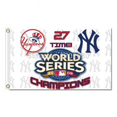27 Yankee New York Yankees Flag Strip World Series Champions Super Team  Flags 3x5ft