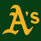 Oakland Athletics custom flag 3ftx5ft polyester white sleeve