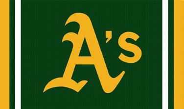 Oakland Athletics custom flag 3ftx5ft polyester white sleeve