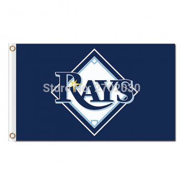 Blue Tampa Bay Rays Banner Flag Baseball Team Banners Champions Flag 3x5 Ft