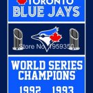 Toronto Blue Jays World Series Champions Flag 3ft x 5ft Polyester  Banner flag