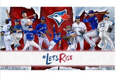 3x5ft Toronto Blue Jays banner with Metal Grommets