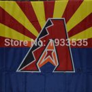 Arizona Diamondbacks Arizona State Custom Flag Premium Baseball 3x5 FT  Banner