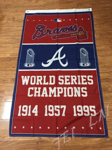 Atlanta Braves flag championship banner flag 3x5FT 100D polyester
