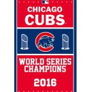 Chicago Cubs flag 3ftx5ft with metal Grommets chicago cubs champions flag