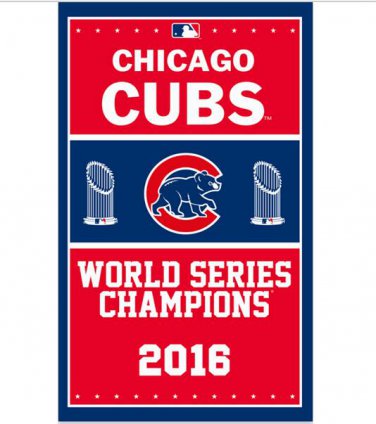 Chicago Cubs flag 3ftx5ft with metal Grommets chicago cubs champions flag