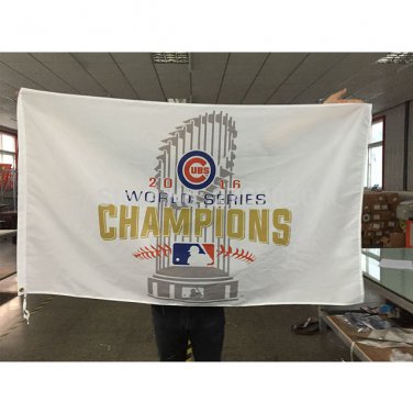 Chicago Cubs Team Flag 2016 World Series Champions 150X90CM Banner