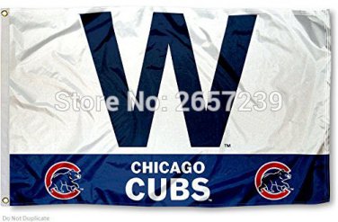 Chicago Cubs W LOGO column Flag 3x5FT banner