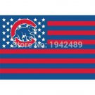 3X5FT Chicago Cubs Flag banner 100D Polyester Flag metal Grommets free shipping