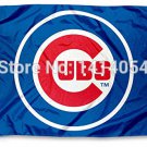 Chicago Cubs column Flag 150X90CM  3x5 FT Banner 100D Polyester