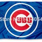 Chicago Cubs column Flag 150X90CM  3x5 FT Banner 100D Polyester