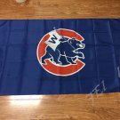 Chicago Cubs column Flag 150X90CM  3x5 FT Banner 100D Polyester