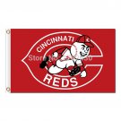 Cincinnati Reds Flag Baseball Super Fans Team Banners 3x5 FT