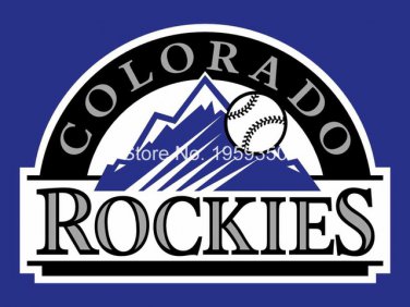 Colorado Rockies Flag 3x5 FT 150X90CM Banner 100D Polyester flag