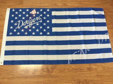 Los Angeles Dodgers Flag 3x5 FT 150X90CM Banner 100D Polyester flag , free shipping
