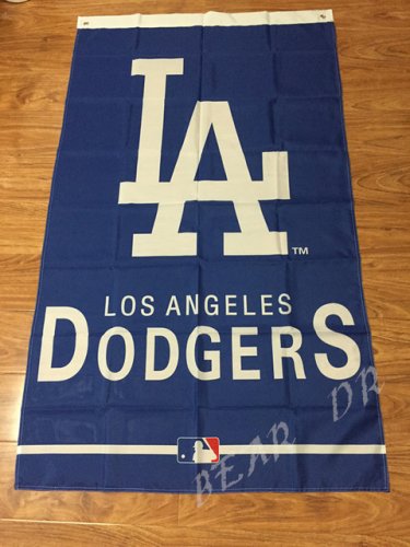 3x5ft  100D polyester Los Angeles Dodgers flags Free shipping