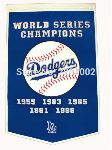 3X5FT Los Angeles Dodgers World Series Championsh Baseball Banner Flag