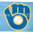 Milwaukee Brewers Flag 3x5 FT 150X90CM Banner 100D Polyester flag 1022