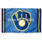 Milwaukee Brewers Vintage Throwback Flag 3x5 FT 150X90CM