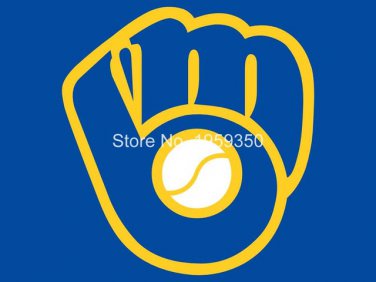 Milwaukee Brewers Flag 3x5 FT 150X90CM Banner 100D Polyester flag