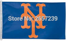 New York Mets NY Logo Flag 3x5FT  banner150X90CM 100D Polyester