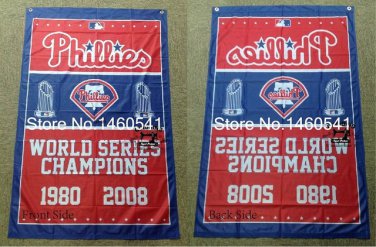 Philadelphia Phillies World Series Champions Flag 3ft x 5ft Polyester