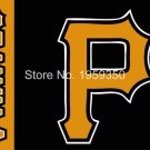 Pittsburgh Pirates logo Flag 3ft x 5ft Polyester fans flags 90x150cm metal grommets