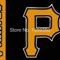 Pittsburgh Pirates logo Flag 3ft x 5ft Polyester fans flags 90x150cm metal grommets
