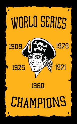 Pittsburgh Pirates Champions Flag 3X5FT Custom Pittsburgh Pirates Flag