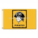 Yellow Pittsburgh Pirates Flag World Series Champions Super  Banner 3x5 Ft