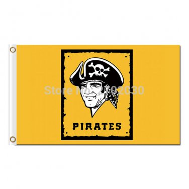 Yellow Pittsburgh Pirates Flag World Series Champions Super  Banner 3x5 Ft