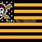 Pittsburgh Pirates Flag with stripes and logo 3ft x 5ft Polyester fans flags