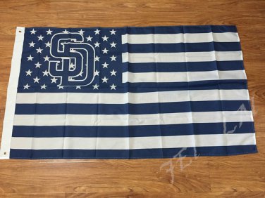 San Diego Padres flag 3x5 FT Banner 100D Polyester  Flag Brass Grommets