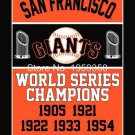 San Francisco Giants World Series Champions Flag 3ft x 5ft Polyester  Banner flag