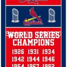 St Louis Cardinals Team champion Flag 3x5FT Banner 90x150cm