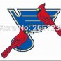 St.Louis Blues with Cardinals Flag 3x5FT banner 100D 150X90CM
