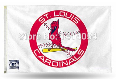St Louis Cardinals with modified Flag 150X90CM MLB 3x5 FT Banner 100D Polyester