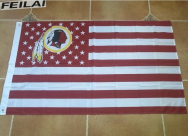 Washington Redskins USA Football Flag NFL star banner100D 3ft x 5ft Polyester