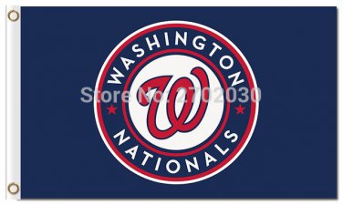 Washington Nationals Baseball Team Super Fan Major League Logo Flags Banner 3x5FT