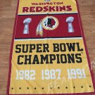 Washington Redskins Flag 3ft x 5ft Polyester NFL Washington Redskins Banner