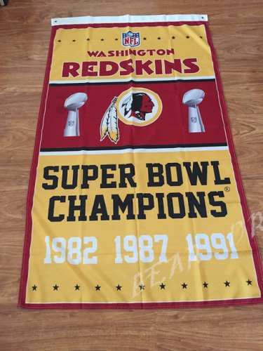 Washington Redskins Flag 3ft x 5ft Polyester NFL Washington Redskins Banner