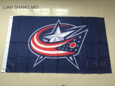 Columbus Blue Jackets Flag  National Hockey League 3ft x 5ft Polyester