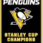 PITTSBURGH PENGUINS BANNER 2017 STANLEY CUP CHAMPIONS Flying 3x5 feet Flag