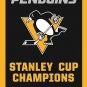 2017 Pittsburgh Penguins flag Champion Banner 100D Polyester Flag 3x5 FT
